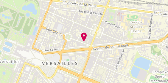 Plan de Contrepoint Boutique d'intérieurs, 39 Rue Carnot, 78000 Versailles