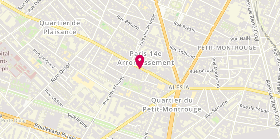 Plan de Gifi, Alésia
117 Rue d'Alesia Metro Ligne 4, 75014 Paris