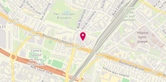 Plan de Happyhand - Barbot Patricia, 9 Bis Rue Chauvelot, 75015 Paris