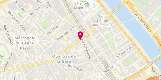 Plan de Maxi Bazar, 7 Rue de Tolbiac, 75013 Paris