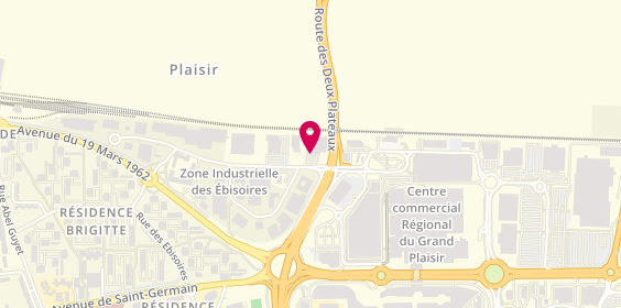 Plan de Gifi, Zone Industrielle Szq
Rue Paul Langevin
Rue des Ebisoires, 78370 Plaisir, France