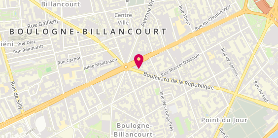 Plan de Toiles de Mayenne, 86 Boulevard de la République, 92100 Boulogne-Billancourt