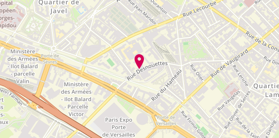 Plan de La Maison du Vitrail, 70 Rue Desnouettes, 75015 Paris