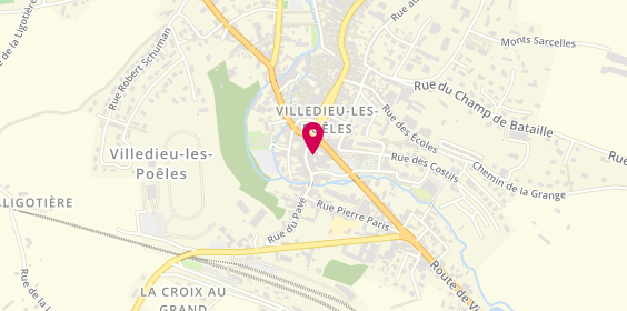 Plan de Déco'rélie, 13 Rue Gambetta, 50800 Villedieu-les-Poêles-Rouffigny