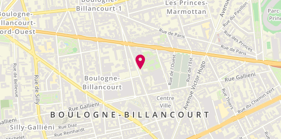 Plan de La Chaise Longue, 99 Boulevard Jean Jaurès, 92100 Boulogne-Billancourt