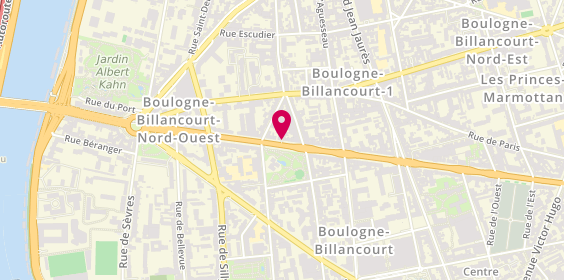 Plan de Média-Décor, 122 Route de la Reine, 92100 Boulogne-Billancourt