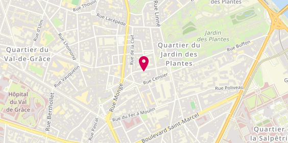 Plan de Maison Franco-Orientale, 19 Rue Daubenton, 75005 Paris