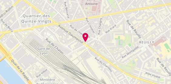 Plan de Zephyr Paris, 127 avenue Daumesnil, 75012 Paris