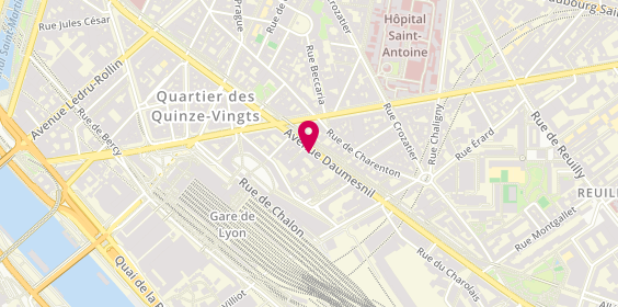 Plan de Artémide France, 52 avenue Daumesnil, 75012 Paris