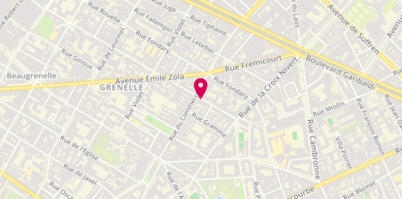 Plan de 15 Th Corner, 122 Rue du Theatre, 75015 Paris