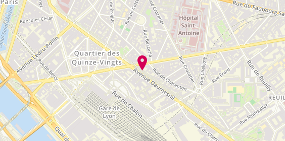 Plan de Guigue et Locca, 81 avenue Daumesnil, 75012 Paris