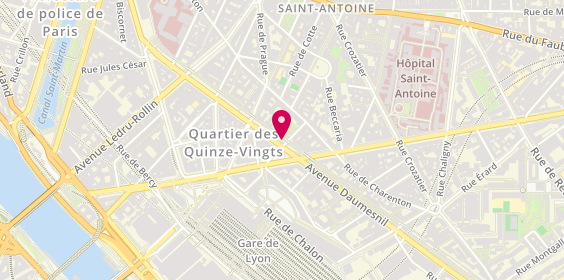 Plan de Ithembafrica, 67 avenue Daumesnil, 75012 Paris