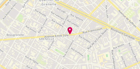 Plan de Leroy Merlin, 148 avenue Emile Zola, 75015 Paris