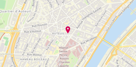 Plan de J'Adoore !, 6 Rue d'Auteuil, 75016 Paris