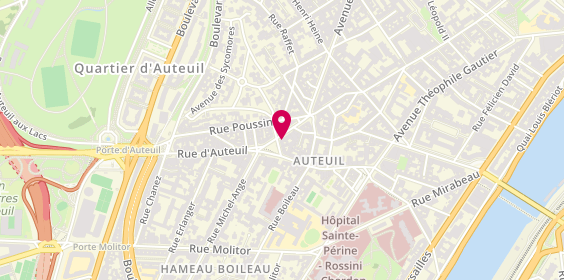 Plan de Petit Modèle au Singulier, 89 Rue Jean de la Fontaine, 75016 Paris
