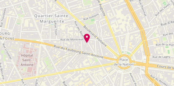Plan de Clai, 15 Rue des Boulets, 75011 Paris