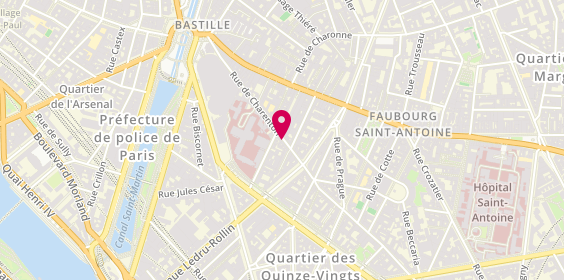 Plan de La Flûte Traversière, 42 Rue de Charenton, 75012 Paris