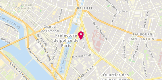 Plan de Hector Saxe, Fond de Cour
36 Boulevard de la Bastille Escalier C 1er Étage, 75012 Paris