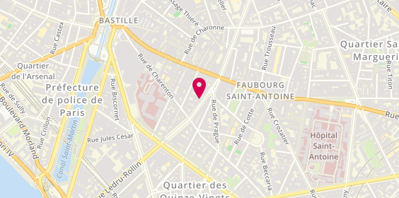 Plan de Atelier Tfa - Tfa Paris, 77 avenue Ledru Rollin, 75012 Paris