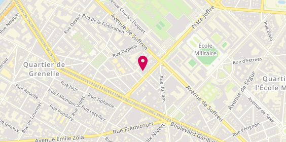 Plan de L'Autre Maison, 54 avenue de la Motte-Picquet, 75015 Paris