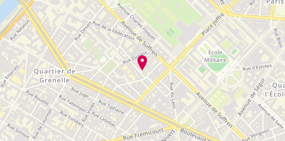 Plan de NOU Design, le Village Suisse
13 Rue Alasseur, 75015 Paris