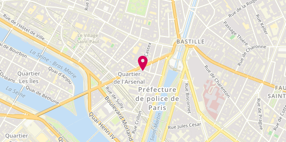 Plan de Bazar Electricité, 13 Rue Cerisaie, 75004 Paris