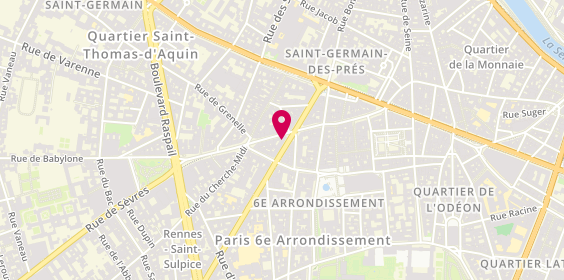 Plan de Madura, 66 Rue de Rennes, 75006 Paris