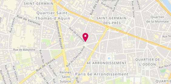 Plan de Electro Service - Tout pour l’éclairage, 44 Rue du Dragon, 75006 Paris