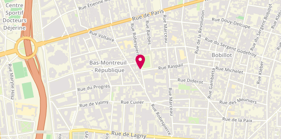 Plan de So Kitch, 56 Rue Robespierre, 93100 Montreuil