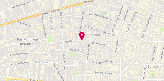 Plan de Lambert et Colson, 66 Rue Michelet, 93100 Montreuil