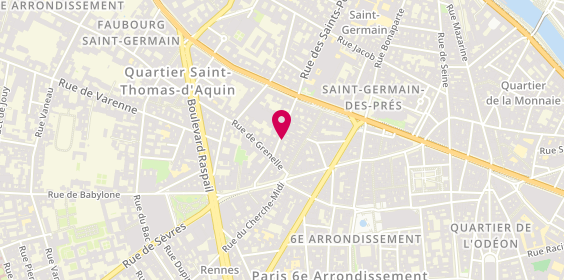 Plan de Three Seven, 69 Rue des Saints-Pères, 75006 Paris