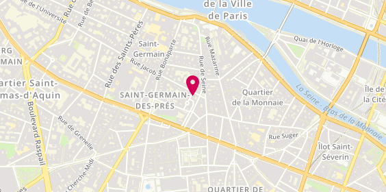 Plan de Jim Thompson, 1-2 Rue de Furstemberg, 75006 Paris