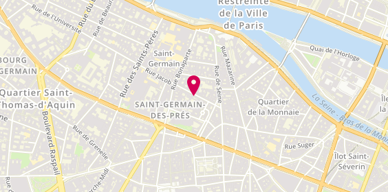 Plan de Faïencerie de Gien, 13 Rue Jacob, 75006 Paris