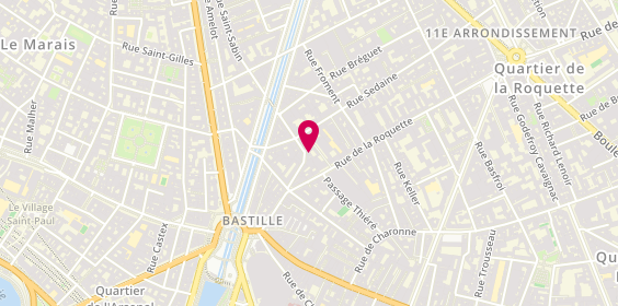 Plan de Antoinette Poisson, 12 Rue Saint Sabin, 75011 Paris
