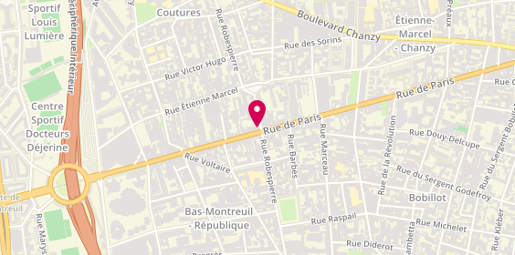 Plan de Salon Marocain Hannach, 188 Rue de Paris, 93100 Montreuil