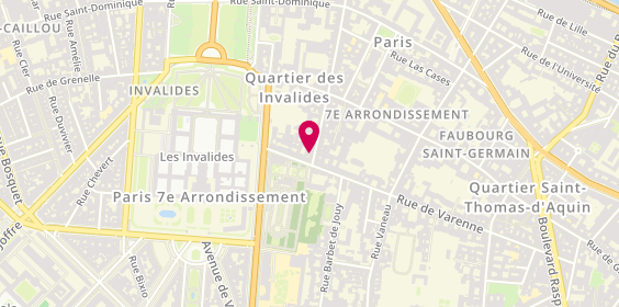 Plan de Krd, 58 Rue de Bourgogne, 75007 Paris