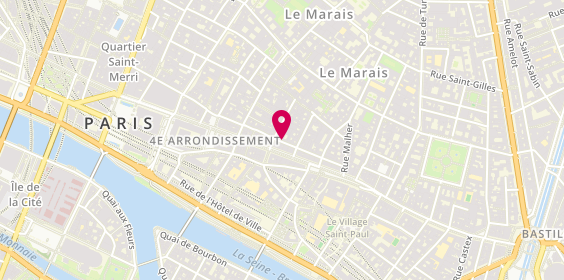 Plan de De Bouche à Oreille Maison, 26 Rue du Roi de Sicile, 75004 Paris