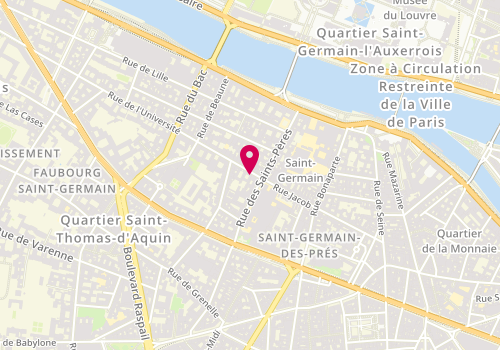 Plan de Stéphane Olivier, 3 Rue de l'Université, 75007 Paris