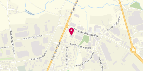 Plan de Centrakor, avenue de Bischwiller, 14500 Vire-Normandie