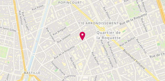 Plan de Kya Maison, 75 Rue de la Roquette, 75011 Paris