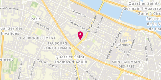 Plan de Liaigre, 42 Rue du Bac, 75007 Paris