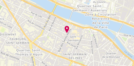 Plan de L'Atelier 55, 8 Rue des Saints-Pères, 75007 Paris