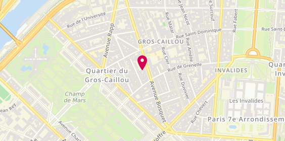 Plan de Alma Déco, 26 avenue Bosquet, 75007 Paris