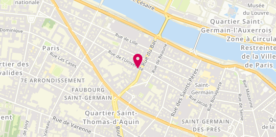 Plan de Sarah Lavoine, 28 Rue du Bac, 75007 Paris