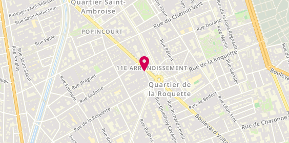 Plan de Troifoirien, 9 place Léon Blum, 75011 Paris
