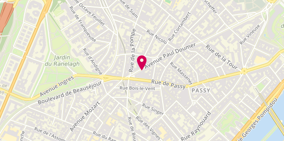 Plan de Saint Maclou, 89 avenue Paul Doumer, 75016 Paris
