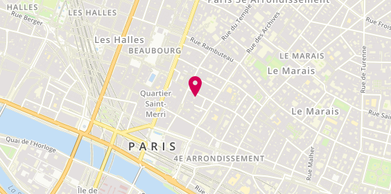 Plan de Fleux, 39 Rue Sainte-Croix de la Bretonnerie, 75004 Paris