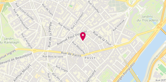 Plan de Boutique Semaine, 20 Rue Nicolo, 75116 Paris