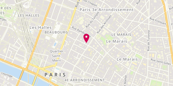 Plan de Loveramics, 30 Rue des Blancs Manteaux, 75004 Paris