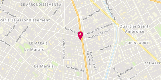 Plan de Le Monde Sauvage, 109 Boulevard Beaumarchais, 75003 Paris